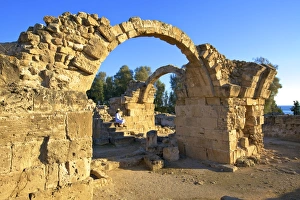 45 49 Years Prints: Saranda Kolones, Kato Paphos Archaeological Park, UNESCO World Heritage Site, Paphos