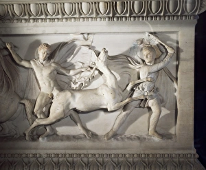 Images Dated 9th January 2000: Detail of the sarcophagus of Alexander the Great