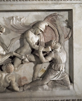 Images Dated 9th January 2000: Detail of the sarcophagus of Alexander the Great