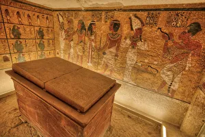 Sarcophagus Prints: Sarcophagus of Pharaoh Tutankhamun