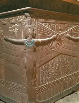 Sarcophagus Prints: Sarcophagus from the tomb of Tutankhamun, discovered in the Valley of the Kings