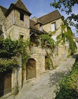 Walk Way Prints: Sarlat, Dordogne, Aquitaine, France, Europe