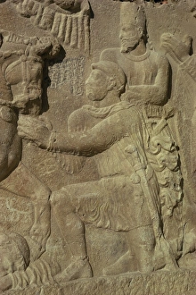 Bishapur Prints: Detail from a Sassanian relief