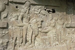 Images Dated 2nd January 2000: Sassanian reliefs