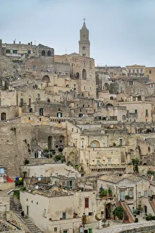 South Italy Prints: Sassi di Matera, UNESCO World Heritage Site, Basilicata, Italy, Europe