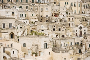 Basilicata Prints: Sasso Barisano, Matera, Basilicata, Italy, Europe
