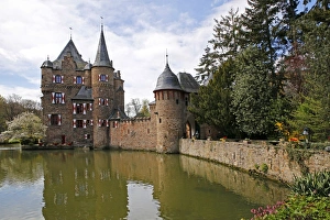 Eifel Prints: Satzvey Castle near Mechernich, Eifel, North Rhine-Westphalia, Germany, Europe
