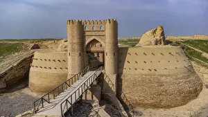 Forts Prints: Sauran Ancient Settlement, Turkistan, Kazakhstan, Central Asia, Asia