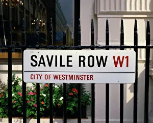 Savile Road, street sign, London, England, United Kingdom, Europe