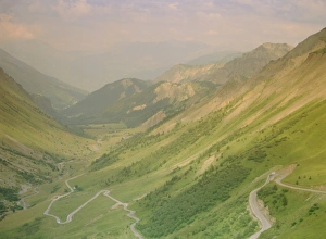 Alps Prints: Savoie view from the Col du Glandon, Rhone-Alps, Alps, France, Europe