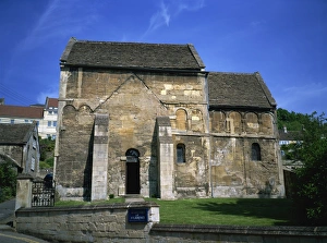 Saxon Prints: Saxon church, Bradford on Avon, Wiltshire, England, United Kingdom, Europe