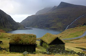 Cabin Prints: Saxun, Streymoy, Faroe Islands, Denmark, North Atlantic