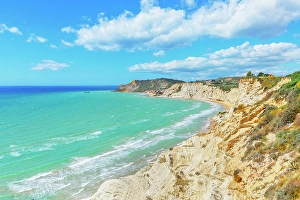 Azure Prints: Scala dei Turchi, Agrigento, Sicily, Italy