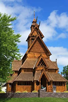 North Dakota Prints: Scandinavian Heritage Park, Minot, North Dakota, United States of America, North America