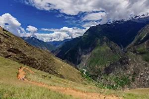 Hiking Trail Prints: Scenery along the Choquequirao trail, Peru, South America