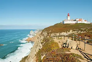Enjoyment Prints: Scenic view of Cabo da Roca lighthouse and coastline in Portugal near Lisbon