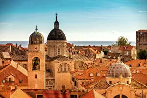 12th Century Gallery: Scenic view of Dubrovnik, Croatia, Europe