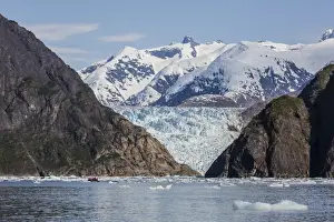 Scenic views of the south Sawyer Glacier in Tracy Arm-Fords Terror Wilderness Area
