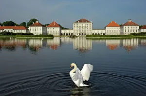 Birds Prints: Schloss Nymphenburg, Munich (Munchen), Bavaria, Germany, Europe