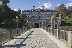 Lower Saxony Prints: The Schloss in the Spa Town of Bad Pyrmont, Lower Saxony, Germany, Europe