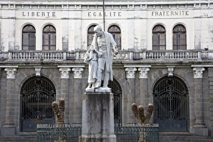 Martinique Prints: Schoelcher Statue