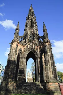 Edinburgh Prints: Scott Monument, Edinburgh, Lothian, Scotland, United Kingdom, Europe