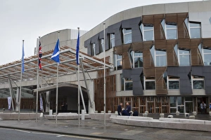 Scottish Parliament Prints: Scottish Parliament Building, Edinburgh, Scotland, United Kingdom, Europe