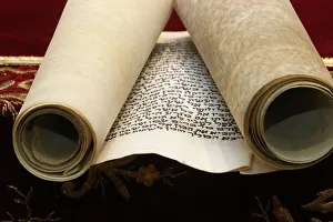 Customs Prints: Scroll of Esther, known as the Megillah, Purim celebration, Paris, France, Europe
