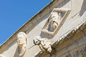 Lisbon Prints: Sculpture, Courtyard of the two-storied cloister, Mosteiro dos Jeronimos (Monastery