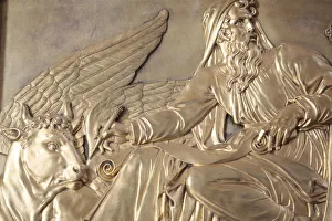 Details Prints: Sculpture depicting St. Luke the Evangelist, Saint-Louis des Invalides church, Paris