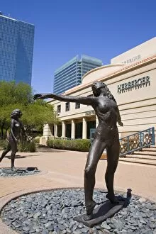 Sculpture by John Waddell, Herberger Theater, Phoenix, Arizona, United States of America