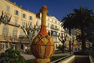 Festival Prints: Sculpture for the Lemons and Oranges Festival, Menton, Provence, Cote d Azur