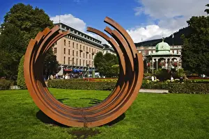 Bergen Prints: Sculpture outside the West Norway Museum of Decorative Art