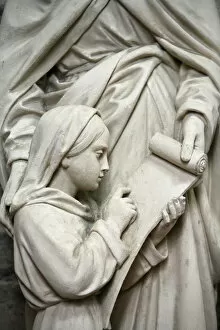 Images Dated 26th February 2000: Sculpture, Saint-Samson cathedral, Dol-de-Bretagne, Ille-et-Vilaine, Brittany, France