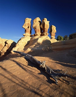 Sculptured Prints: Sculptured rock formations
