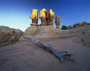Sculptured Prints: Sculptured rock formations