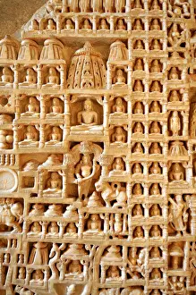 Sculptures in Ranakpur Jain temple dating from the 15th century