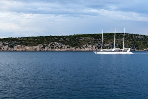 Images Dated 4th August 2010: The sea and the coast near Split, Croatia, Europe