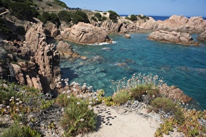 Costa Paradiso Prints: The sea at Costa Paradiso, Sardinia, Italy, Mediterranean, Europe