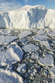 Sea Ice Prints: Sea ice mixed with brash ice near Pleneau Island