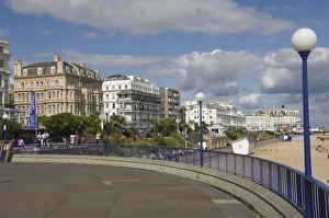 The seafront at Eastbourne, East Sussex, England, United Kingdom, Europe