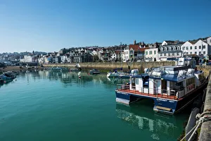 Townscape Prints: Seafront of Saint Peter Port, Guernsey, Channel Islands, United Kingdom, Europe