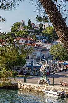 Greek Islands Gallery: Seafront, Skiathos, Sporades, Greek Islands, Greece, Europe