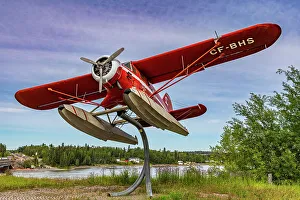 Thompson Prints: Seaplane Monument, Thompson, Manitoba, Canada, North America