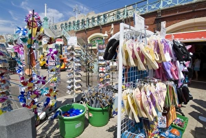 Souvenir Prints: Seaside kitsch, Brighton Beach, Brighton, Sussex, England, United Kingdom, Europe