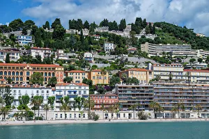 Provence Alpes Cote Dazur Prints: Seaside town of Menton, Alpes Maritimes