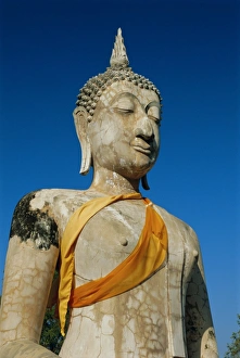 Sukhothai Prints: Seated Buddha dating from c