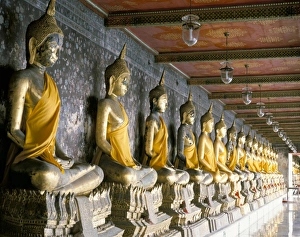 Seated Buddha images