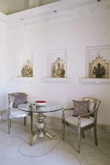 Devi Garh Fort Prints: Seating area in bedroom suite