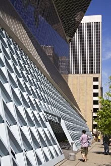 Images Dated 18th May 2008: Seattle Public Library, Seattle, Washington State, United States of America